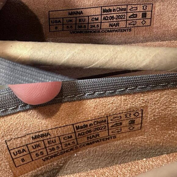 Vionic Women's Minna Ballet Flat Pewter - Picture 12 of 15